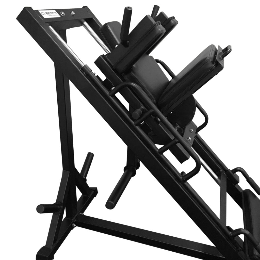 Leg Press Machine Hack Squat Steel Linear Bearings 400kg Rating