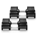NÜOBELLS 80lb (36KG) ADJUSTABLE DUMBBELLS PAIR