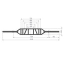 Olympic Swiss Bar Solid Steel