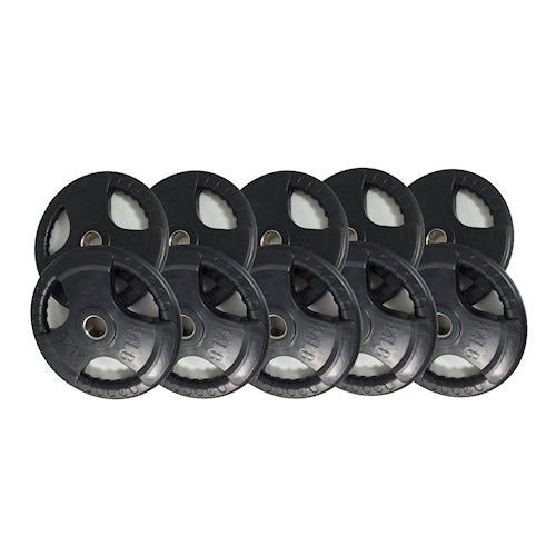 Olympic Rubber coated Weight Plates 200kg Pack