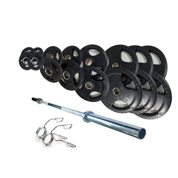 Olympic Weight Set Rubber Coated 190kg