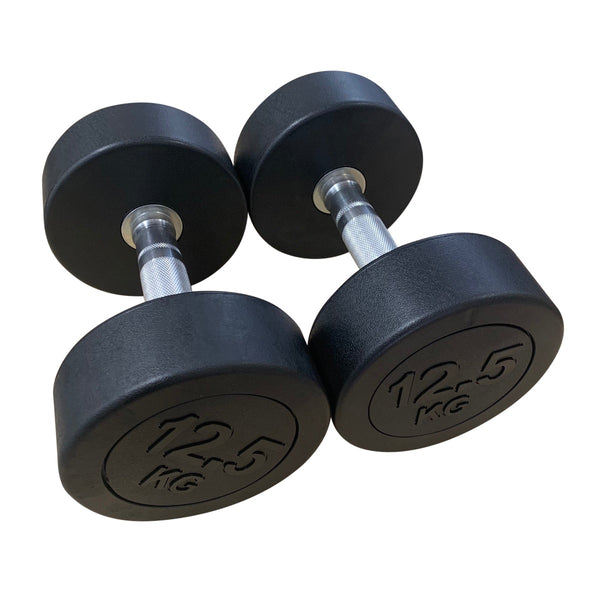 Rubber Dumbbells 12.5kg