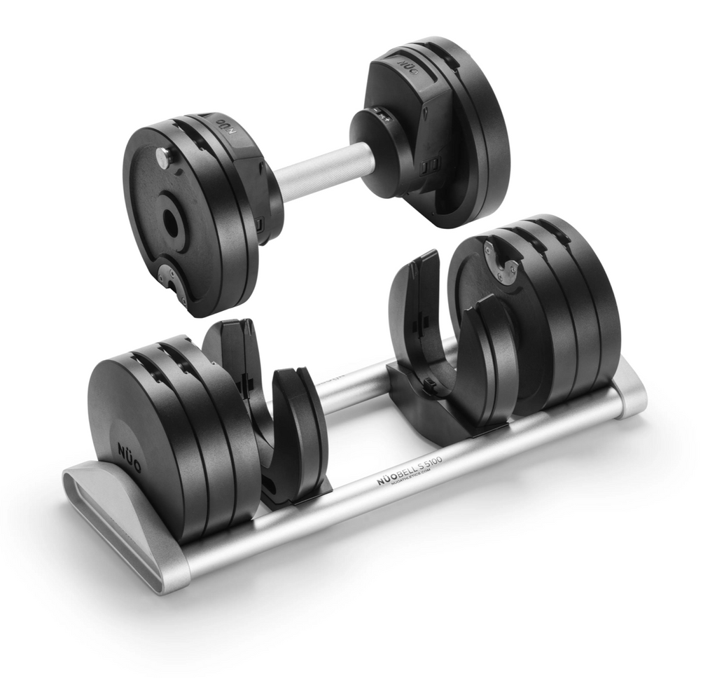 NÜOBELL S5100 100lb (45kg) ADJUSTABLE DUMBBELLS PAIR