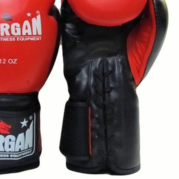 Morgan V2 Hybrid Lace & Velcro Leather Boxing Gloves