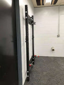 Wall Mounted Squat Rack Folding with J Hooks