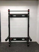 Wall Mounted Squat Rack Folding with J Hooks